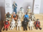 Vintage Kenner Star Wars 16 Action Figure Lot 70s 80s