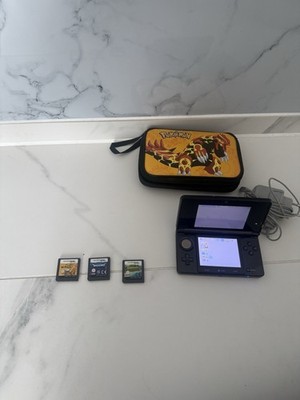 Nintendo 3DS Konsole - Schwarz inkl. 3 Spiele Getestet