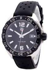 Tag Heuer Formula 1 Black Dial Quartz Rubber 200M WAZ1110.FT8023 Men's Watch