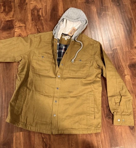 Duluth Trading Men’s NEW Jacket, XL Reg, Fire Hose, standard Fit Hood Limber Jac - product listing photo