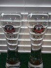 Set Of 2 -Erdinger Weissbrau Aus Bayern .5L W/ Gold Etching Beer Pilsner Glasses — photo 3