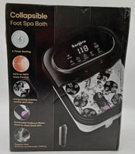 Collapsible Foot Spa Electric Rotary Massage Foot Bath with Heat