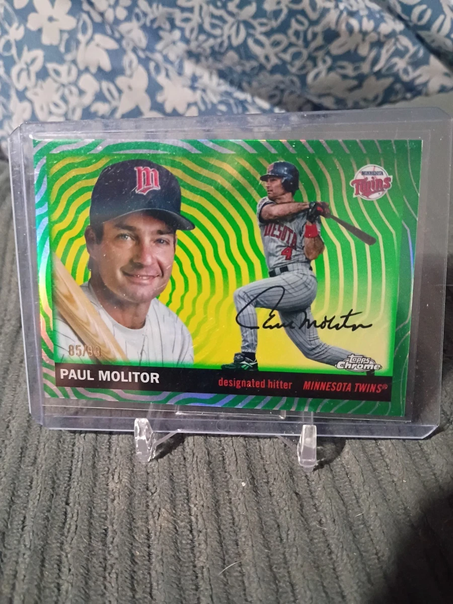 Topps Paul Molitor Baseball Serial Numbered Sports Trading Cards
