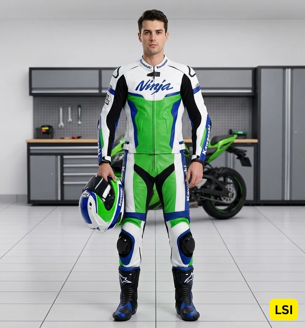 Kawasaki Men Motorcycle & Powerports Racing & Riding Suits for
