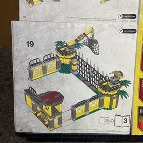LEGO Dino Defense 5887 Instruction Manuals Booklets (Numbers 1 2 3) ONLY