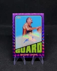 Seth Lundy 2023-24 Topps Chrome RC 1972 Throwback Purple Geometric Auto Hawks
