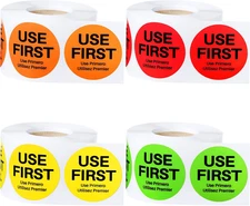 2000 Pcs Use First Stickers Food Service 1.5 Inch Inventory Control Labels for R