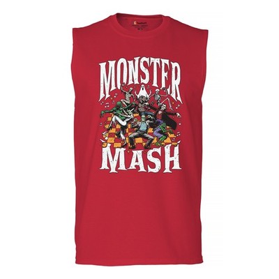 Monster Mash Men's Muscle Shirt Spooky Halloween Dance Trick or Treat Candy