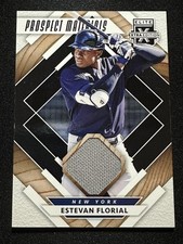 2020 Elite Extra Edition Estevan Florial Prospect Materials Jersey Relic