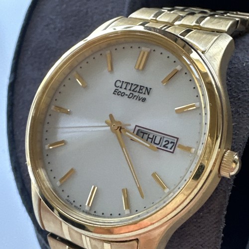 Citizen Men's Bracelet Eco Drive Flexible Band Men's Watch Item No. BM8452-99P - Picture 2 of 24