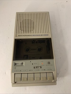 Texas Instruments Program Recorder Model PHP2700 Portable Cassette Player 1980 s