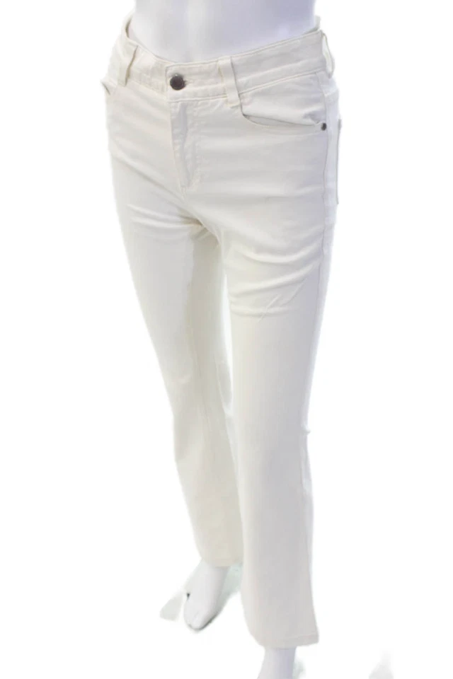 Pantalones cortos de mujer Stella McCartney blancos de algodón talla 27 Foto 2 de 4