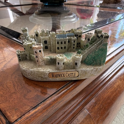 #ad Warwick Castle Collectible Model Sculpture UK Historical Building Souvenir $45.60