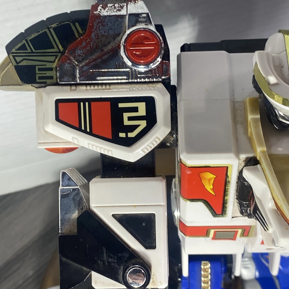 VTG BANDAI MMPR Mighty Morphin Power Ranger 1994 MEGA Tigerzord Lot of 6 parts - Image 4 of 4