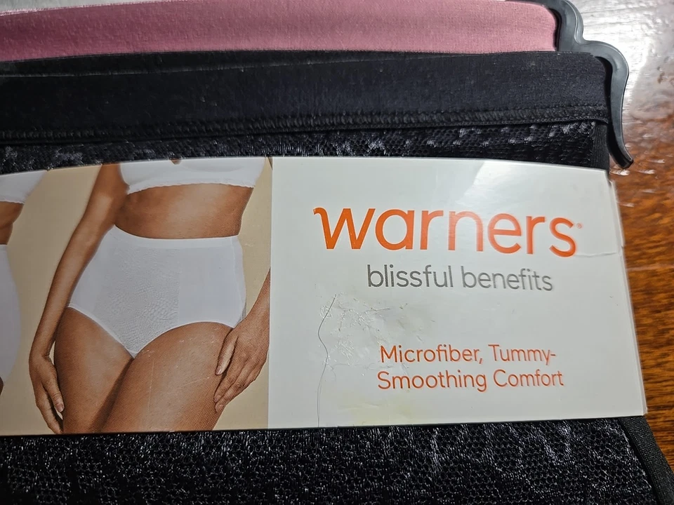 Ropa interior para mujer Warner's de microfibra cintura alta 3pk 3XL Foto 2 de 4