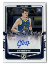 2024-25 Donruss Optic #SS-POT Quinten Post Signature Series