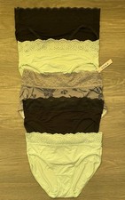  70 Soma Embraceable High Leg Panty Lot 5 Pairs Large NWOT   