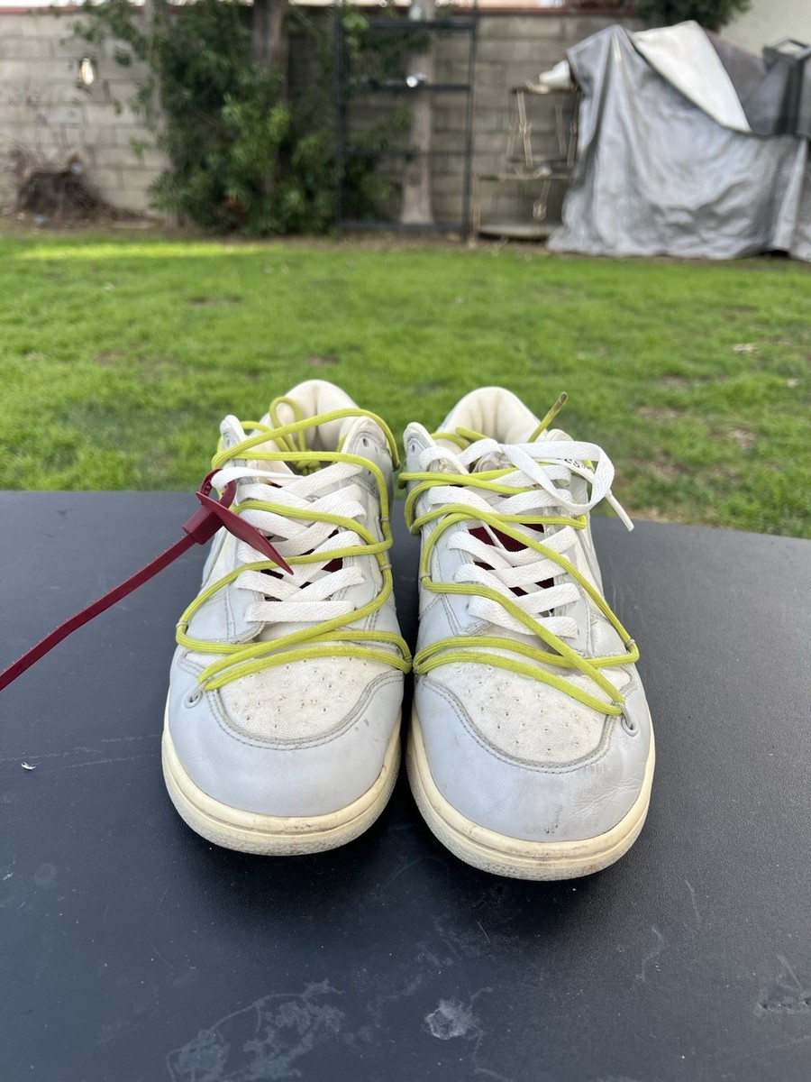 Nike Off-White Dunk Low Lot 08 of 50 - Size 10.5M - DM1602  display picture 2