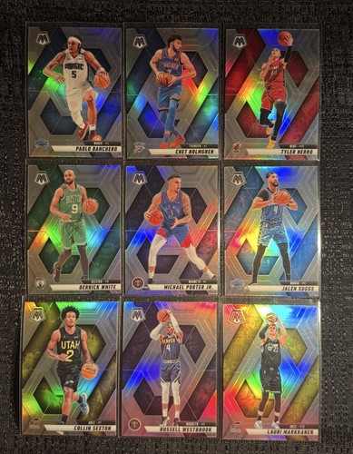 2024-25 Panini Mosaic SILVER PRIZM Complete Your Set You Pick Card 1-200 - Picture 1 of 22