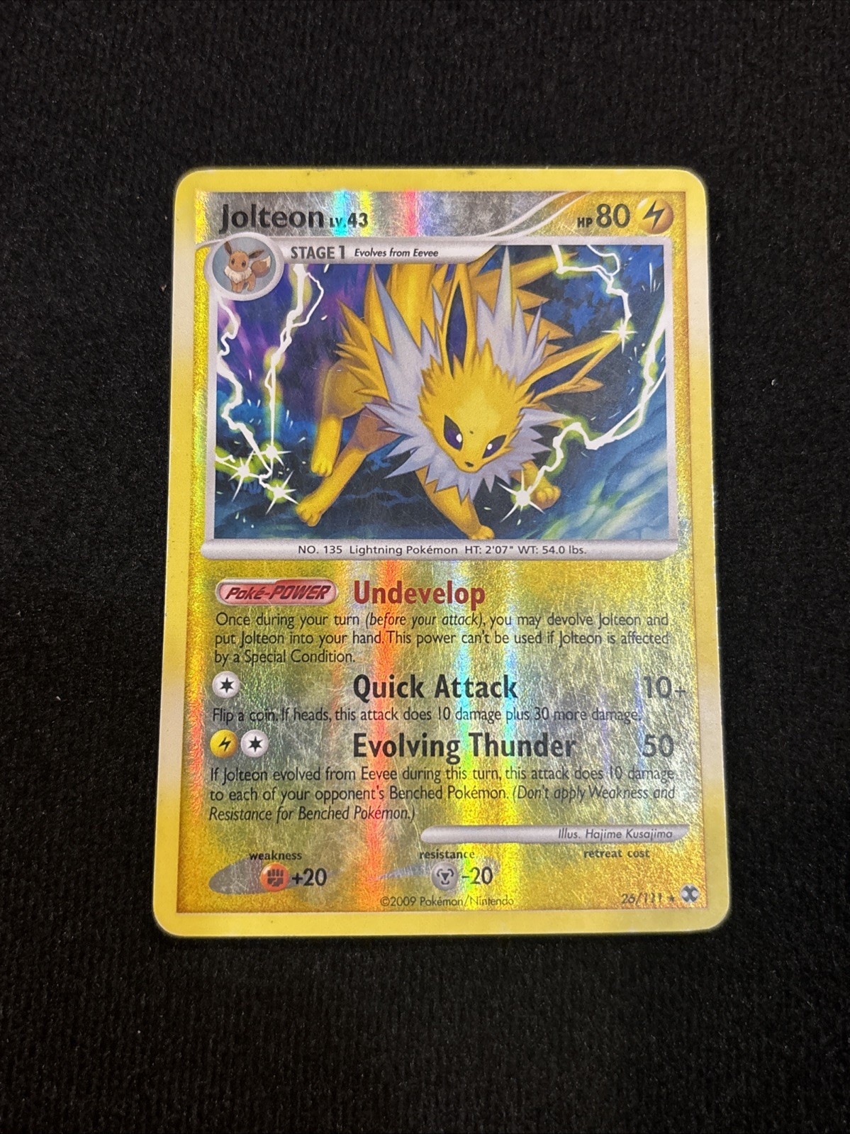 Jolteon 26/111 Rising Rivals Reverse Holo