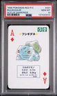 1996 POKEMON RED VERSION PLAYING CARDS ACE OF DIAMONDS #001 BULBASAUR PSA 10