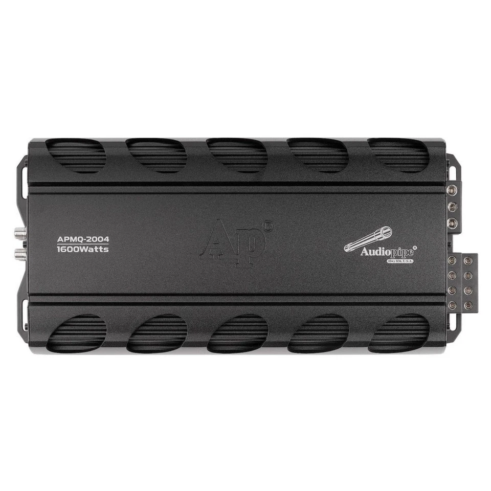 Audiopipe 1600W Full Range 4 Ch Class-D Mini Car Audio Amplifier APMQ-2004 - Image 3 of 4