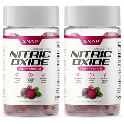Sugar Free Cherry Beet Root Nitric Oxide Chews - Heart Health Support - 2 Pack