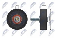NTY RNK-CT-025 Umlenk-/FüHrungsrolle, Keilrippenriemen FüR CitroËN Lancia