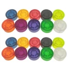 20 Pcs Guitar Effect Pedal Button Footswitch Topper Colorful Protection Cap
