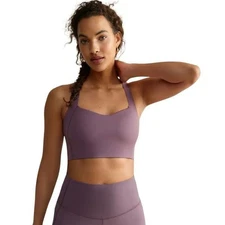 Rhone NWT Defy Sports Bra in Dark Plum Purple Size Small