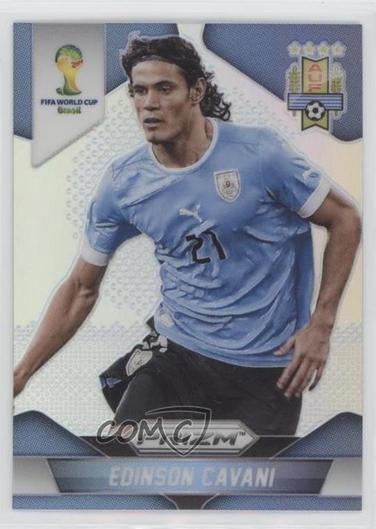 2014 Panini Prizm World Cup Silver Prizm Edinson Cavani #193 e6p