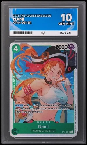 Nami (OP14-031) (V.1) 031 ACE graded card