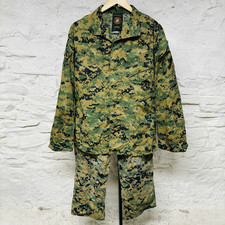 Set USMC MARPAT Digital Woodland Camo Cargo Pants Slant Pocket Shirt US Marines