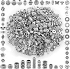 350 Pcs Tibetan Silver Spacer Beads for Jewelry Making Bracelet Necklace Beads