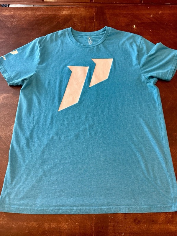 1st Phorm Blue Men's Graphic Logo Crew Neck Short Sleeve Jersey T-Shirt XL