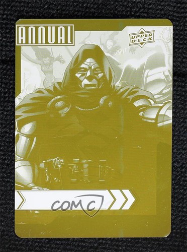 Doctor Doom [Printing Plate] #18 Marvel 2021 Upper Deck Annual card