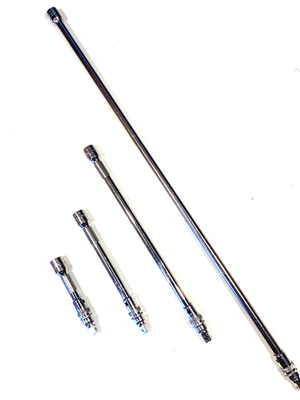 #ad Snap On 4 Piece 3 8” Drive Quick Release LOCKING Knurled Extension Set 204FXKLA $254.95