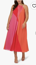 ADRIANNA PAPELL  DRESS/LENGTH 41"/SIZE 22W/NEW WITH TAG/RETAIL$189/STRETCH/