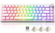 60 Wireless Gaming Keyboard - Creamy Mechanical Keyboard, QMK/VIA Topographi...