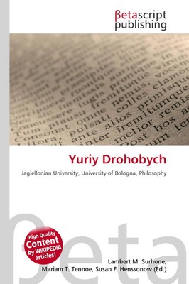 Lambert M. Surhone (u. a.) | Yuriy Drohobych | Taschenbuch | Englisch (2026)