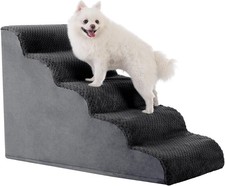 5 Step Ramp Stairs for Sofa  Chair NonSlip Sturdy Pet Steps Dogs Cats