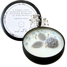 Thinking of You Christmas Memorial Candle for Loss of Loved One, Sympathy Gif...