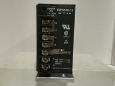 Nemic Lambda EWS100-12 Enclosed Power Supply 12VDC 8.4A-Used