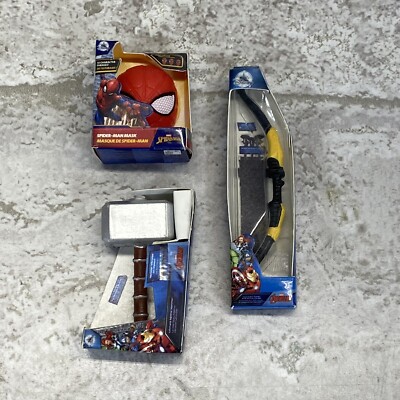 Zuru Mini Brands Disney Store Edition Hawkeye s Bow Spider-Man Mask Thor Hammer