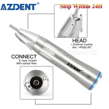Dental 1:1 Fiber Optic Straight Low Speed Handpiece Surgical External