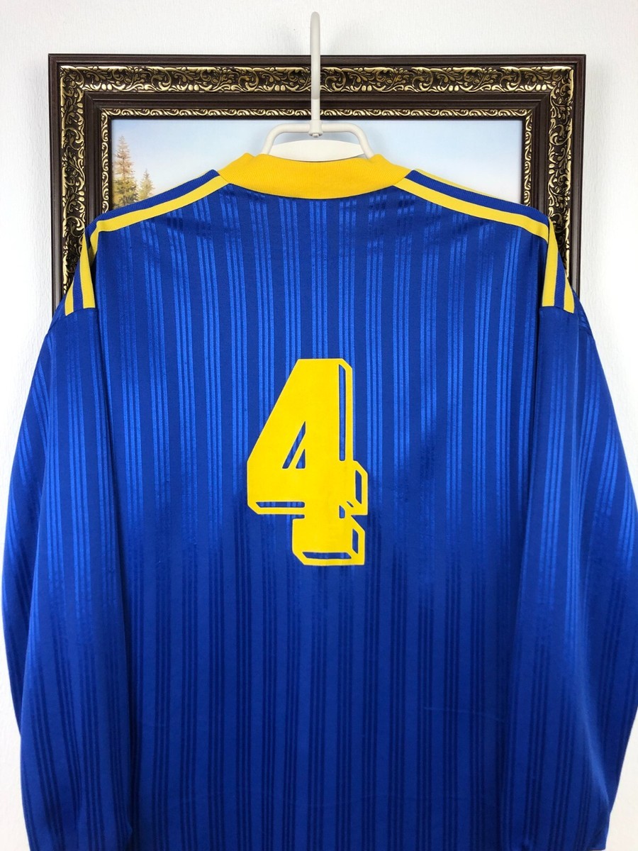 Vintage 90's Adidas Football Template Shirt Soccer Long Sleeve