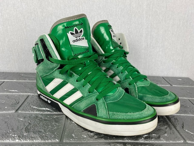 green high top trainers