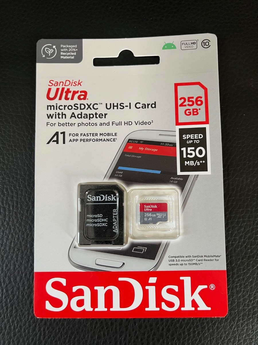 Sandisk S20 Max Sd Card SanDisk Extreme PLUS 256GB MicroSDXC, U-3