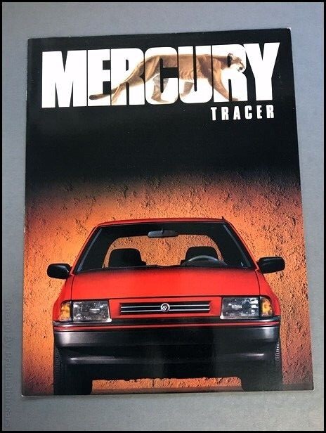 1990 1989 Mercury Tracer 18-page Original Car Sales Brochure