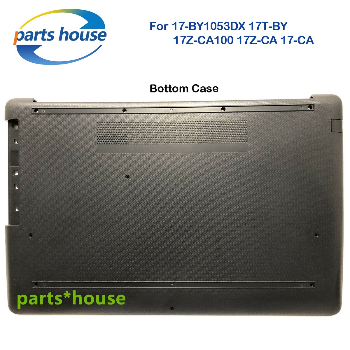 Replacement Bottom Base Case For HP 17-BY1053DX, 17T-BY, 17-CA 2019 Laptop – Black